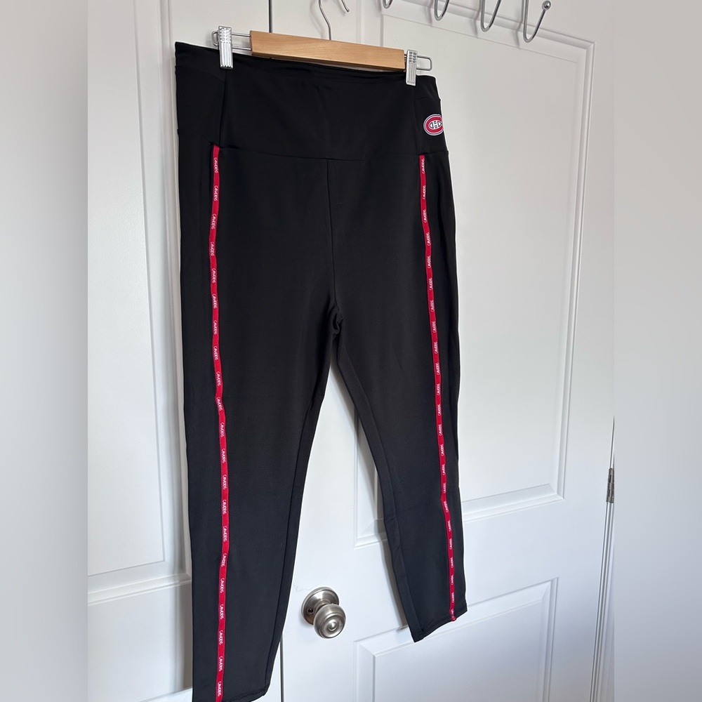 Black Montreal Canadians leggings